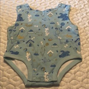 Boys Preemie Puppy Onesie
